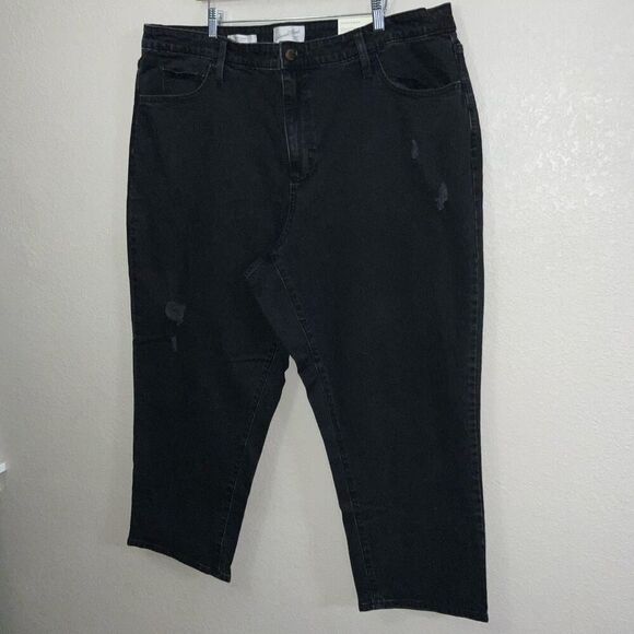 Universal Thread Black Vintage Straight Jeans size 24W - Picture 3 of 8